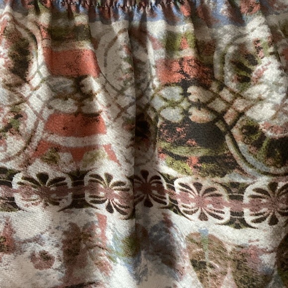 Honey Punch Women’s Brown Boho Off The Shoulder Bell Sleeves Crop Top One Size - Picture 7 of 7